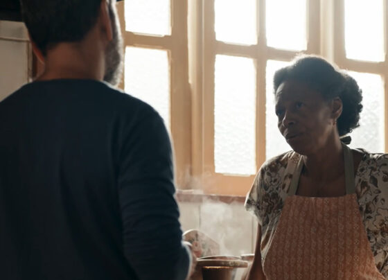 Inácia (Edvana Carvalho) e José Inocêncio (Marcos Palmeira) em Renascer